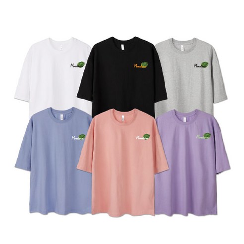 편안함과 스타일을 겸비한 벤힛의 몬스테라 오버핏 티셔츠