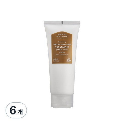 닥터올가 아르간 썬플라워 트리트먼트 헤어팩, 210ml, 6개