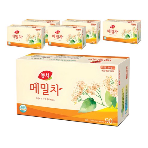 동서 메밀차 티백, 1.5g, 90개입, 6개