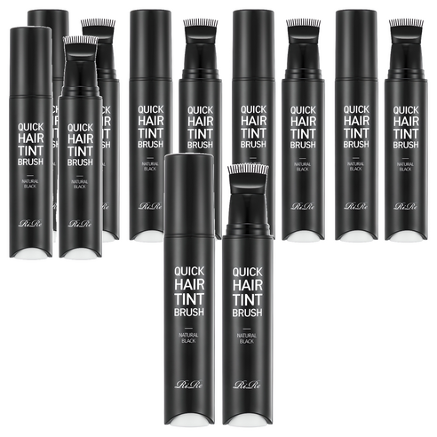리르 퀵 헤어 틴트 브러쉬 20ml, 내추럴블랙, 6개
