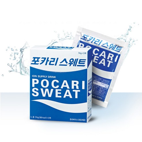 가볍게 톡! 포카리스웨트 분말로 상쾌하게 수분 충전하세요!