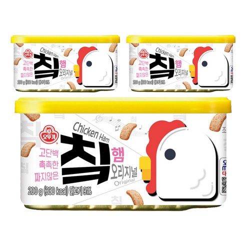 오뚜기 칰햄 오리지널, 200g, 3개
