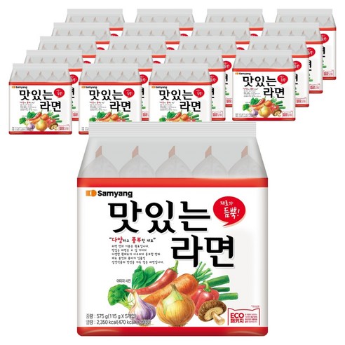 삼양 맛있는라면 115g, 20개