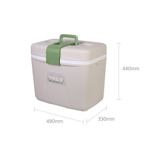 코멕스 트래블러 아이스박스, 오트밀베이지, 30L