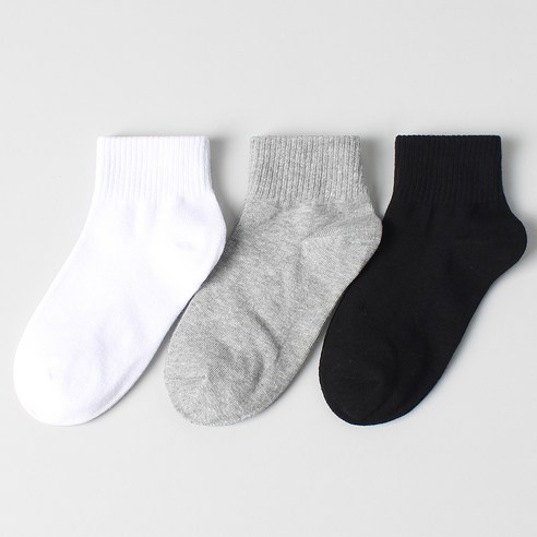 합리적인 가격에 뛰어난 품질, 노디자인 학생용 베이직 무지 단목 양말로 발끝까지 완벽하게!