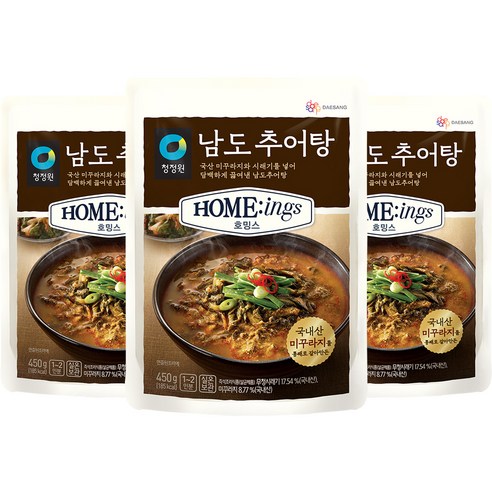 호밍스 남도추어탕, 450g, 3개