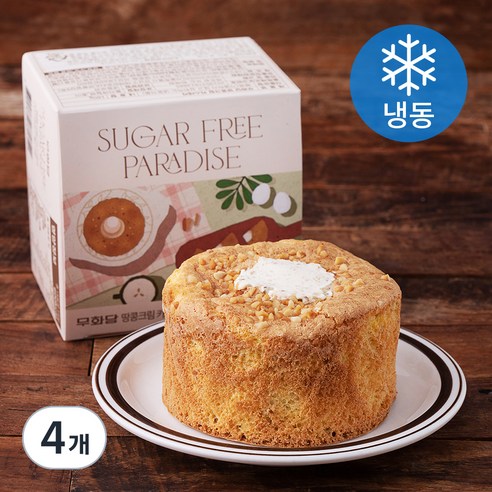 무화당 땅콩크림 카스테라 (냉동), 180g, 4개