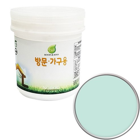 노루페인트 순앤수 방문 가구용 페인트, 1개, 베이비민트 NR4184, 1L