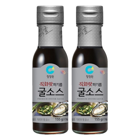 청정원 직화맛 파기름 굴소스, 155g, 2개