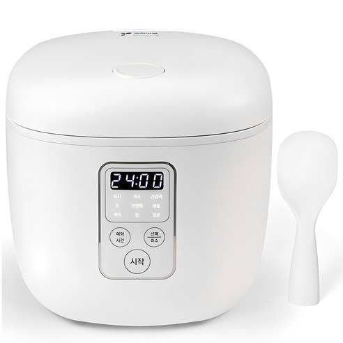 키친아트 쏘렐 스마트 미니 전기 밥솥 3인용, KCM-777RC, 화이트 주방가전
