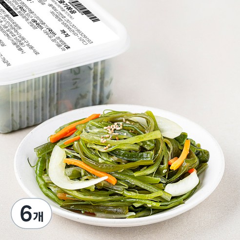 더반찬 미역줄기볶음, 220g, 6개