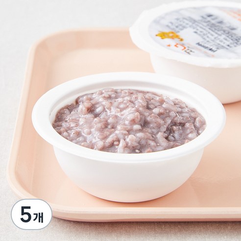 짱죽 중기 9개월부터 이유식 블루베리 흑미타락죽, 200g, 5개, 혼합맛(블루베리/흑미타락)