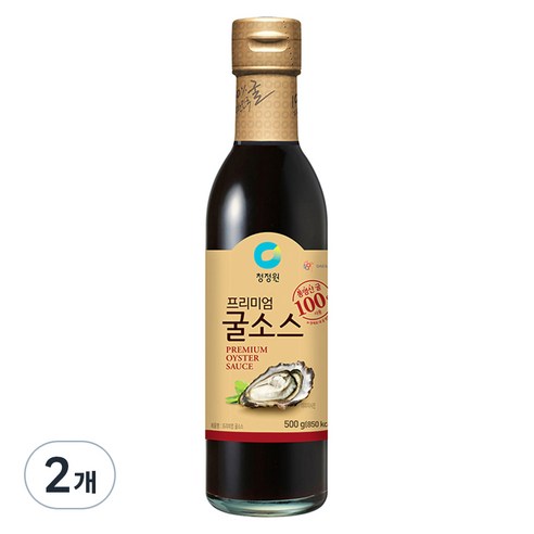 청정원 프리미엄 굴소스, 500g, 2개 콜스굴소스