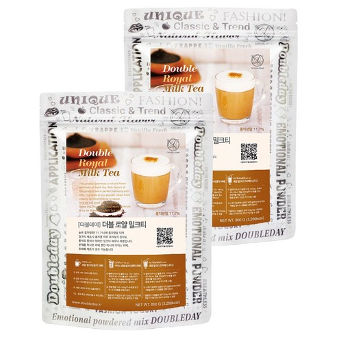 더블데이 로얄 밀크티 파우더, 800g, 1개입, 2개