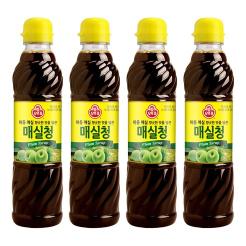 오뚜기 매실청, 660g, 4개