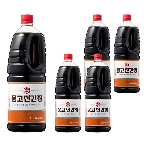 몽고진간장, 5개, 1.8L