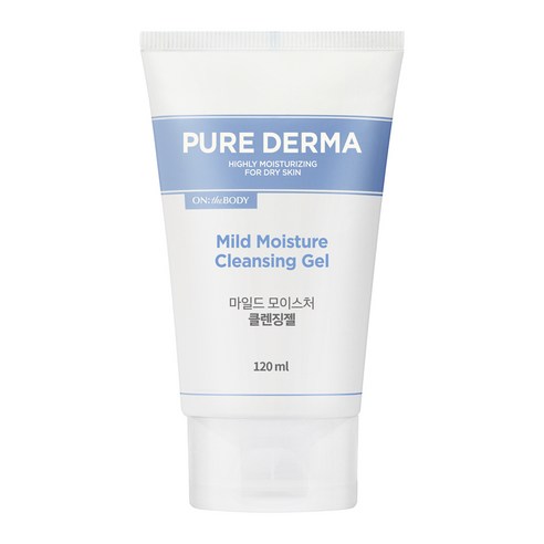 온더바디 퓨어더마 마일드 모이스처 클렌징젤, 120ml, 3개