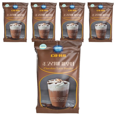 코나 초코라떼 파우더, 1kg, 1개입, 5개