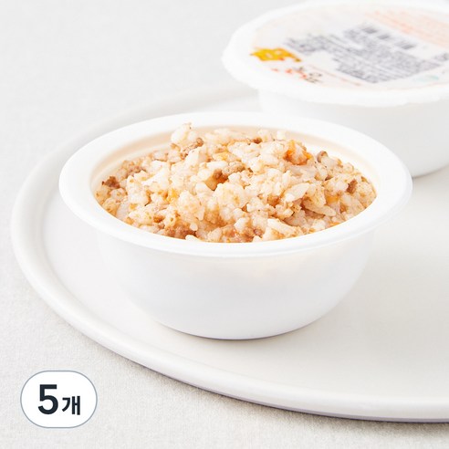 짱죽 이유식 완료기 13개월부터 리조또, 혼합맛(비프/토마토), 180g, 5개