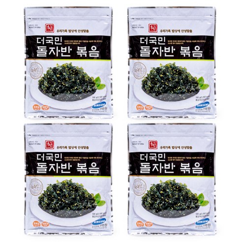 더국민 돌자반 볶음, 500g, 4개