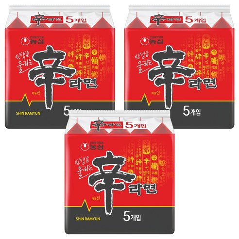 신라면 120g, 15개