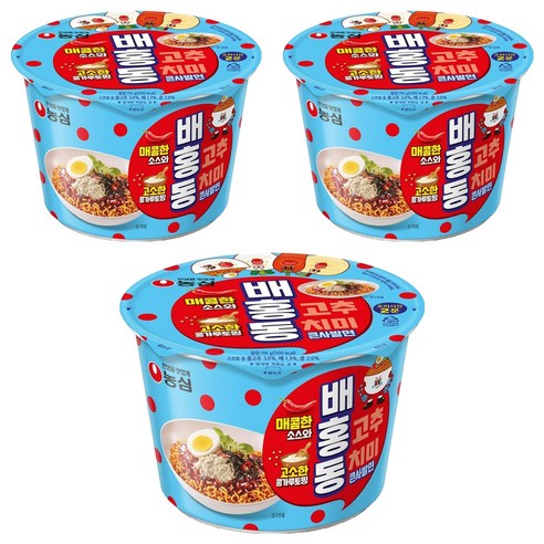 배홍동 큰사발면 116g, 3개