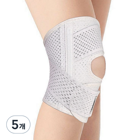 앙멧 3중 지지 무릎 보호대 화이트, 5개
