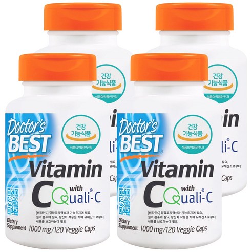 닥터스베스트 비타민 C 1000mg, 120정, 4개