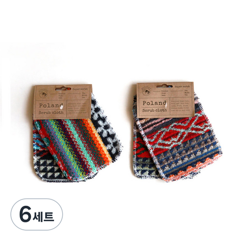 프라우반 폴란드 수세미, 2개입, 6세트