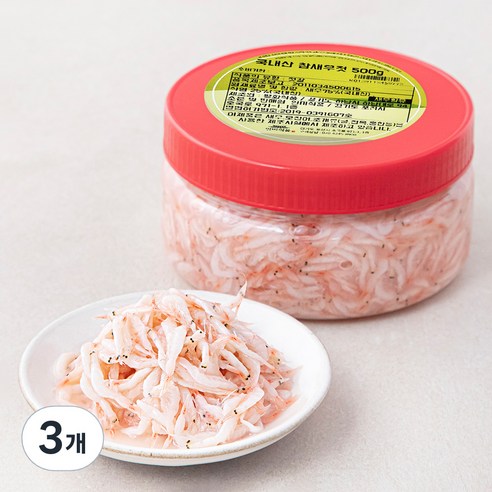 일미식품 국내산 참새우젓, 3개, 500g