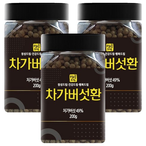 생생드림 차가버섯환, 200g, 3개