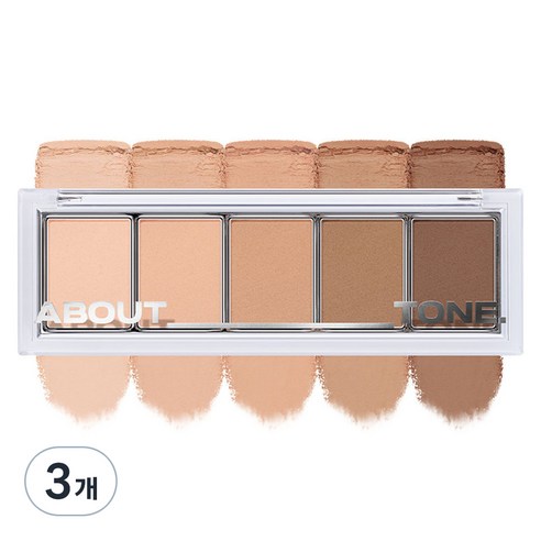 어바웃톤 리턴 투 베이직 섀도우 팔레트 8g, 03 래디언트, 3개