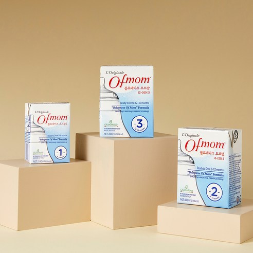 오브맘 액상분유 3단계: 간편함과 영양을 동시에, 육아를 더 스마트하게!