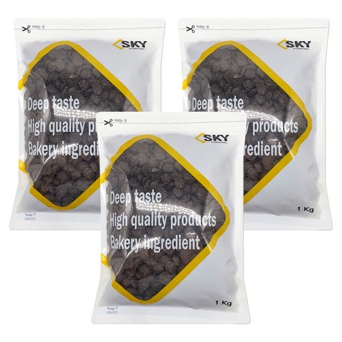 다하임 이르카 리노 다크 커버춰 초콜릿, 3개, 1kg