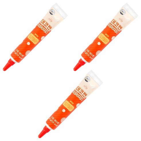 디유 초코 데코펜 레드, 20g, 3개