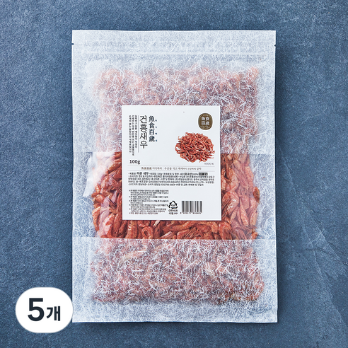 어식백세 건홍새우, 100g, 5개