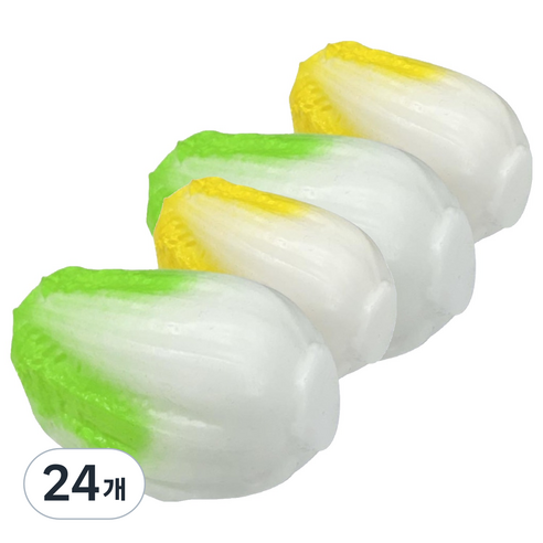 알배추 주물럭 말랑이 랜덤발송, 24개
