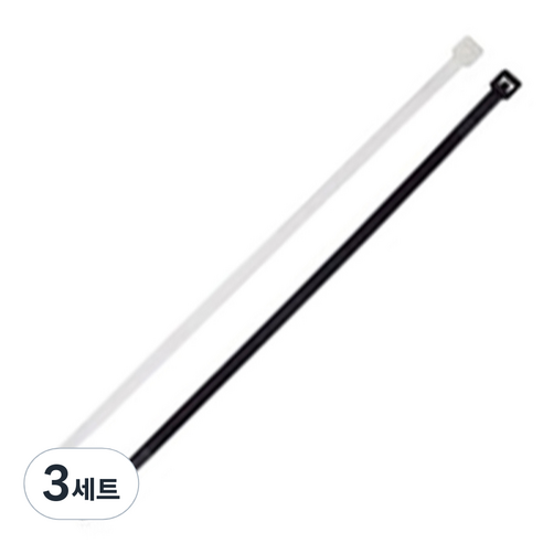 에이버리 케이블타이 혼합 140mm 흑 100p + 백 100p, 3세트