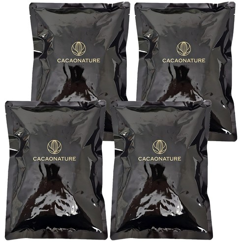 카카오네이처 화이트 컴파운드 코팅 초콜릿, 500g, 4개