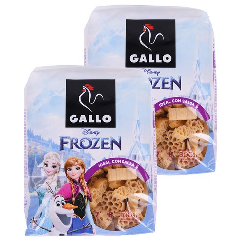 GALLO 디즈니 겨울왕국 파스타, 300g, 2개