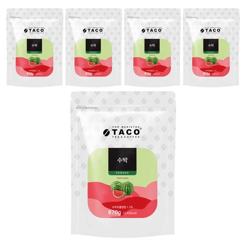 타코 수박 파우더, 870g, 1개입, 5개