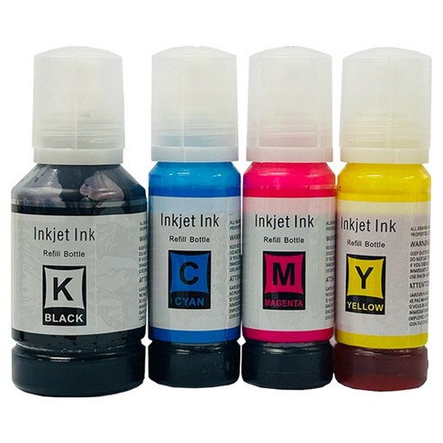 토너피아 캐논 프린터 호환잉크 4종 세트 GI-990, Black, Cyan, Magenta, Yellow, 1개