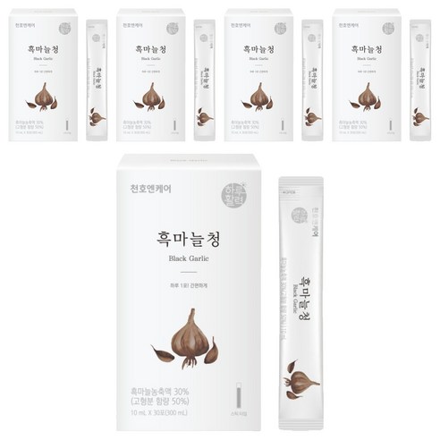 천호엔케어 흑마늘청, 300ml, 5개