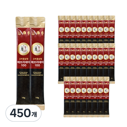 풍년보감 6년근 고려홍삼정 에브리데이100, 15g, 450개
