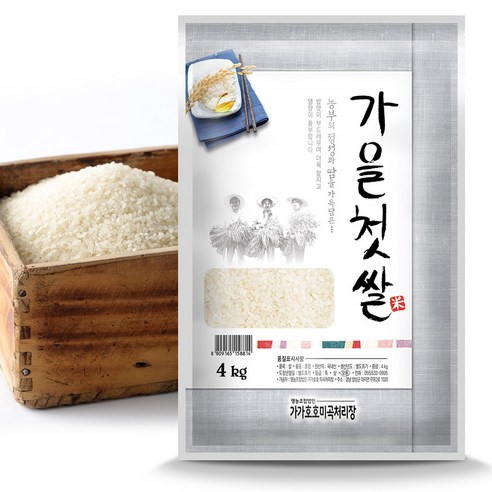 가가호호 가을첫쌀, 1개, 4kg