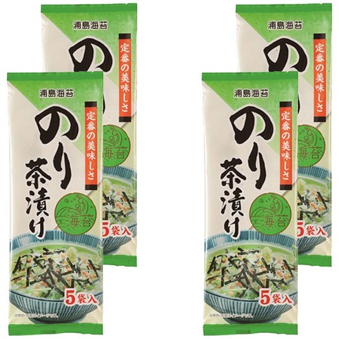 우라시마노리 클래식 오차즈케 김맛 김차즈케 5p, 4개, 25.5g