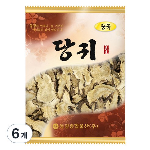 동광종합물산 당귀 중국산, 100g, 6개
