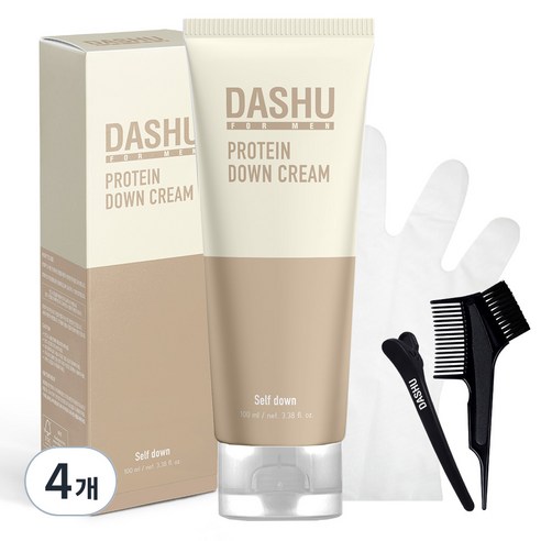 다슈 포 맨 단백질 다운 크림, 100ml, 4개