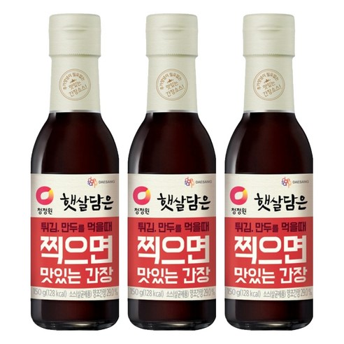 햇살담은 찍으면 맛있는 간장, 150g, 3개