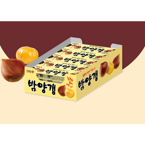 달콤한 추억과 행복을 선물하는 크라운 밤양갱